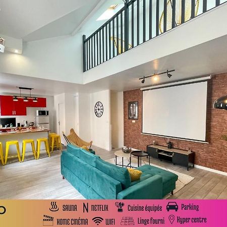 Superbe Appartement-Sauna-Cinema-Parking-Gare Amiens Zewnętrze zdjęcie