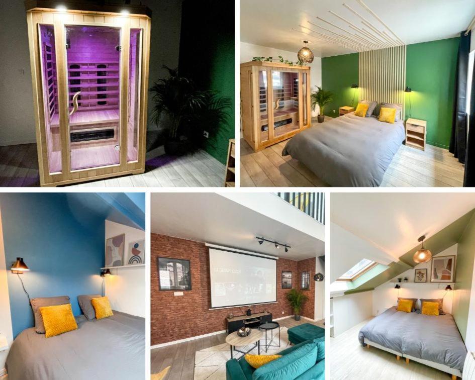 Superbe Appartement-Sauna-Cinema-Parking-Gare Amiens Zewnętrze zdjęcie