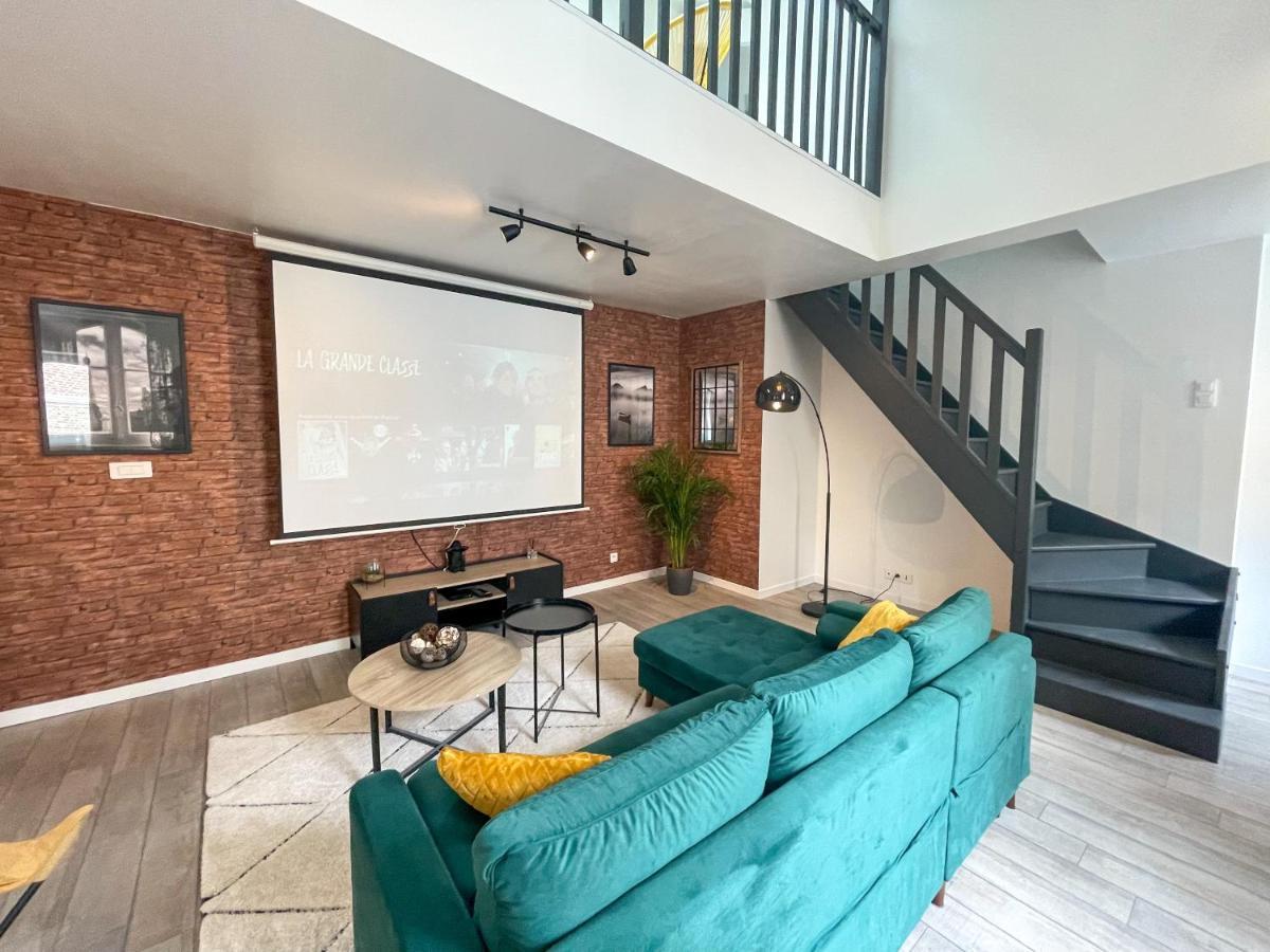 Superbe Appartement-Sauna-Cinema-Parking-Gare Amiens Zewnętrze zdjęcie