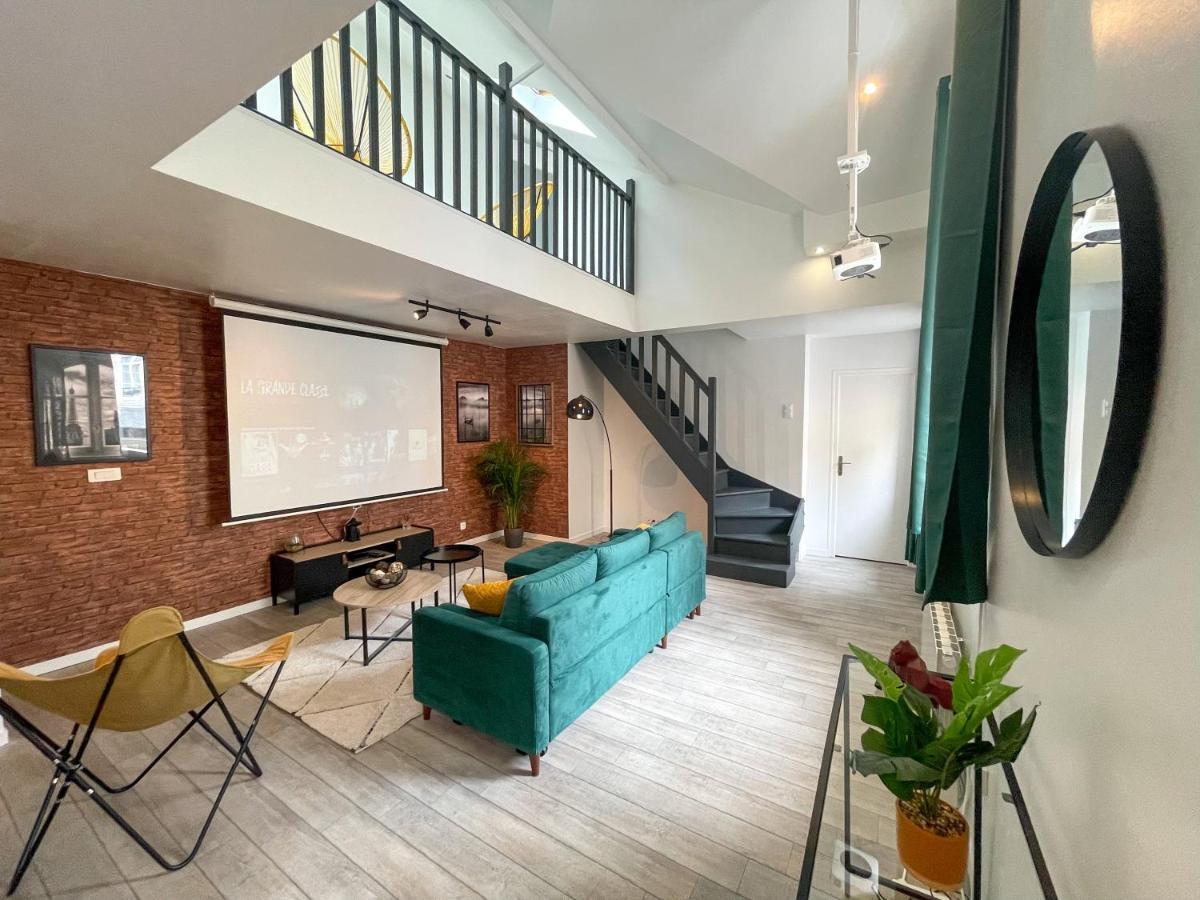 Superbe Appartement-Sauna-Cinema-Parking-Gare Amiens Zewnętrze zdjęcie