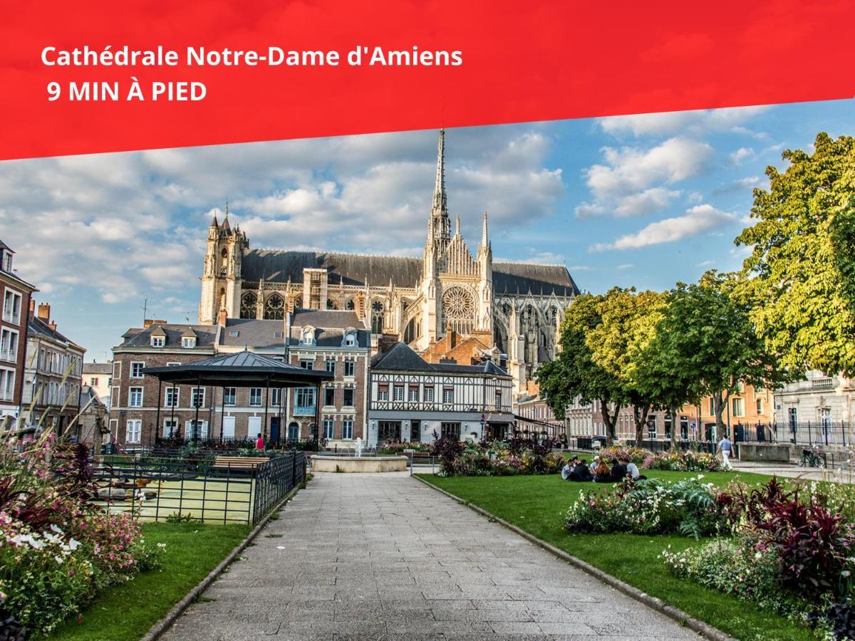 Superbe Appartement-Sauna-Cinema-Parking-Gare Amiens Zewnętrze zdjęcie