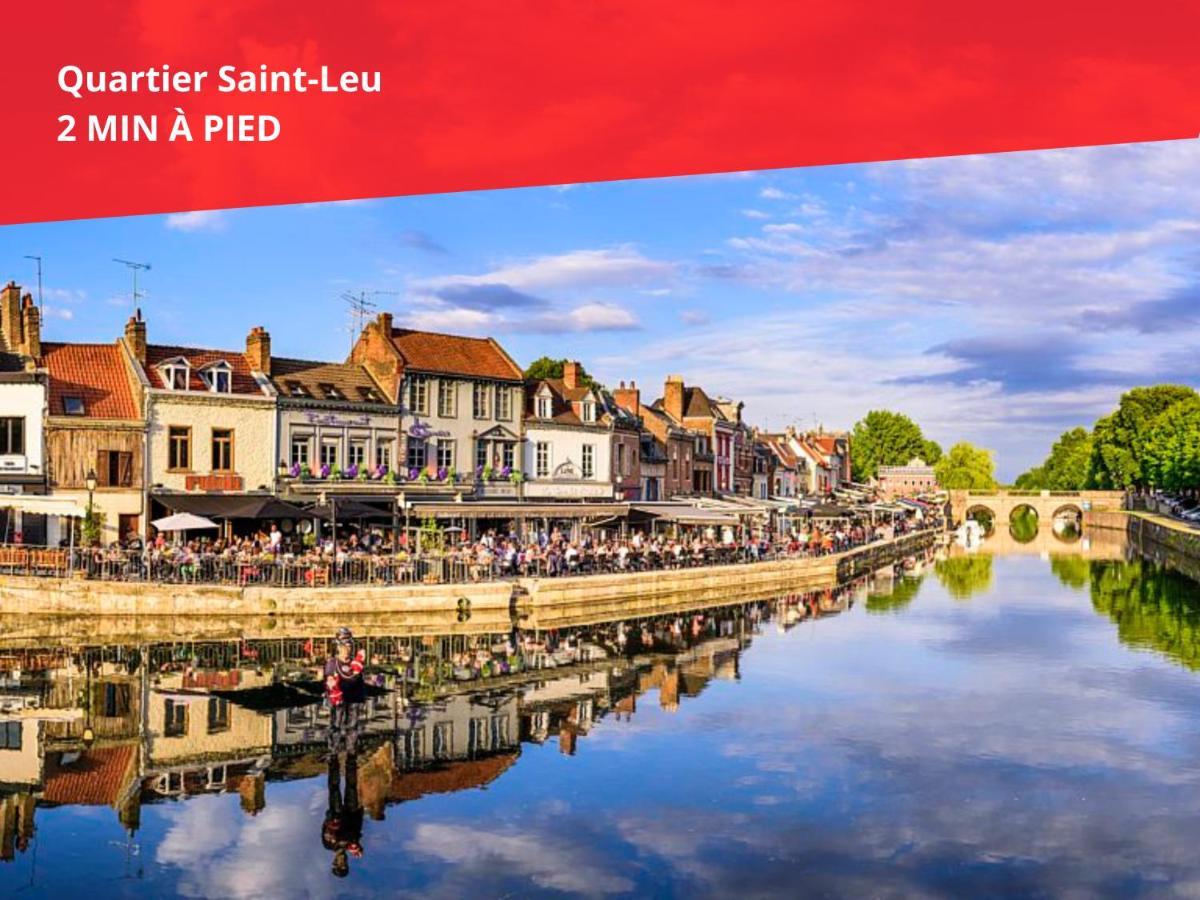 Superbe Appartement-Sauna-Cinema-Parking-Gare Amiens Zewnętrze zdjęcie