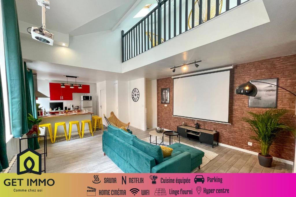 Superbe Appartement-Sauna-Cinema-Parking-Gare Amiens Zewnętrze zdjęcie